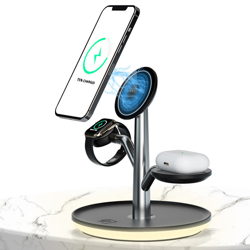 Multifunktionales magnetisches 3-in-1 Wireless Ladegerät – Bild 4 | LuxeStyle