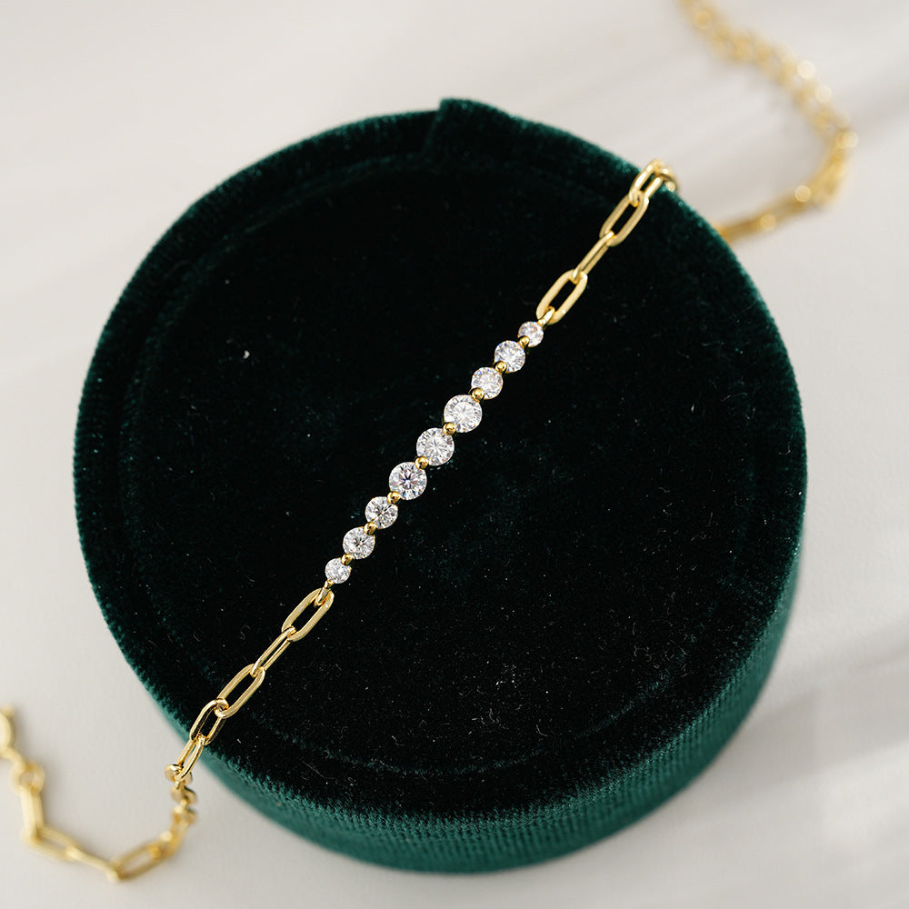 Armband mit Moissanit und Schmetterling – Bild 5 | LuxeStyle