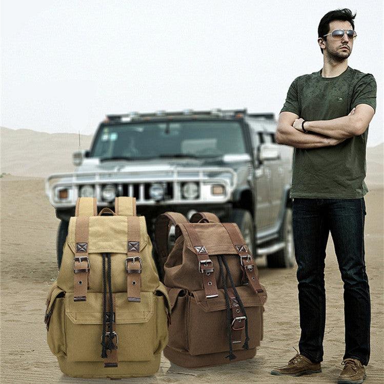 Retro Rucksack mit grossem Fassungsvermögen – Bild 9 | LuxeStyle