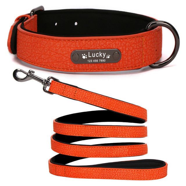 Weiches Hundehalsband aus PU