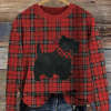 Damen Sweatshirt mit 3D-Effekt Print