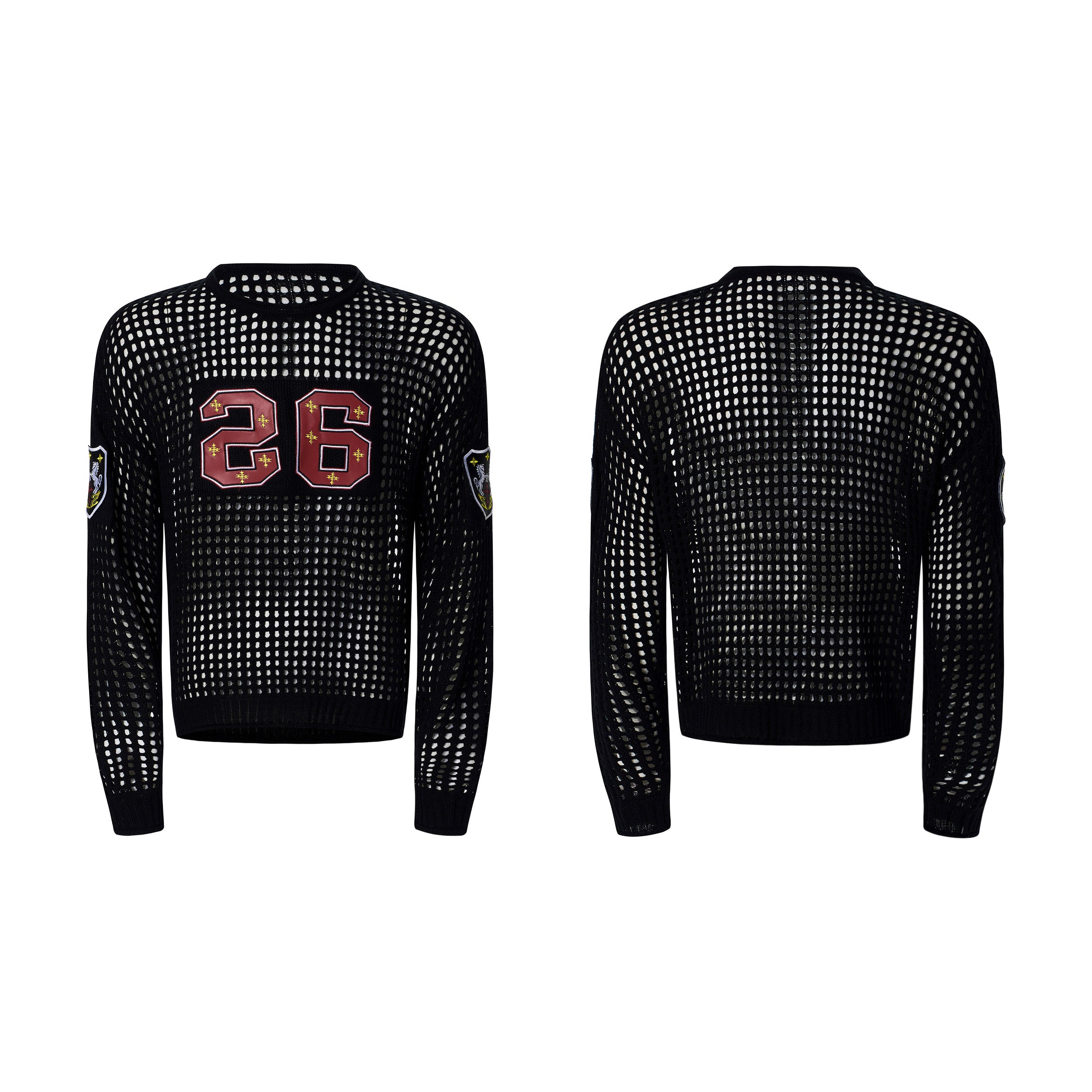 Niche Pullover mit Badge-Stickerei