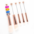 5 Make-up Pinsel mit Metallgriff – Bild 1 | LuxeStyle