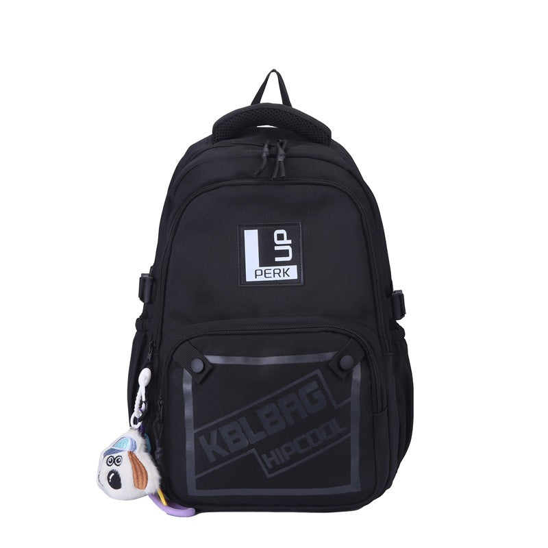 Grosses Nylon-Rucksack für Schule – Bild 8 | LuxeStyle