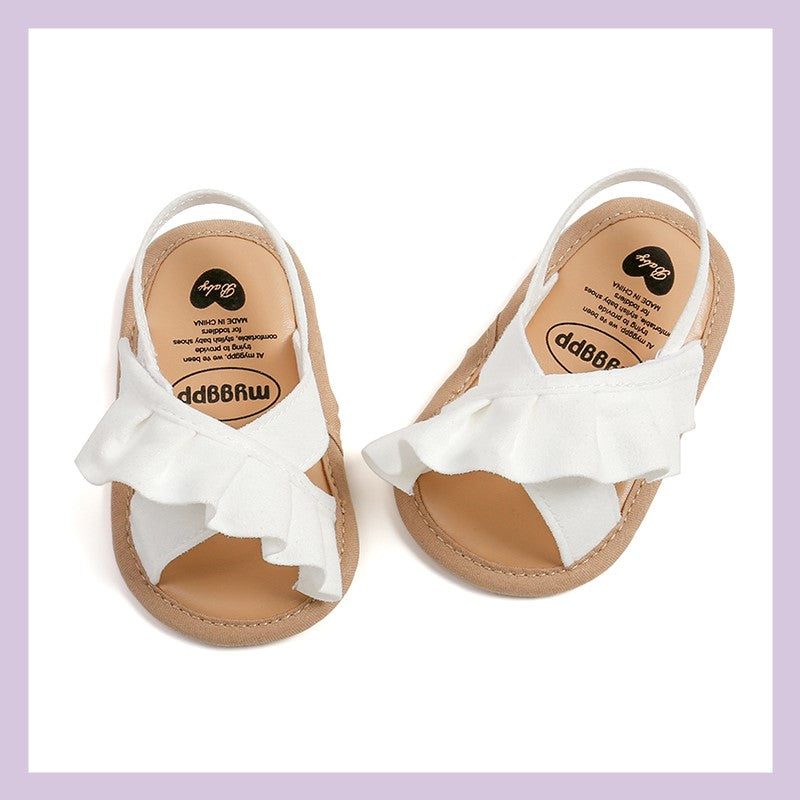 Baby Mädchen Sandalen mit Rüschen – Bild 5 | LuxeStyle