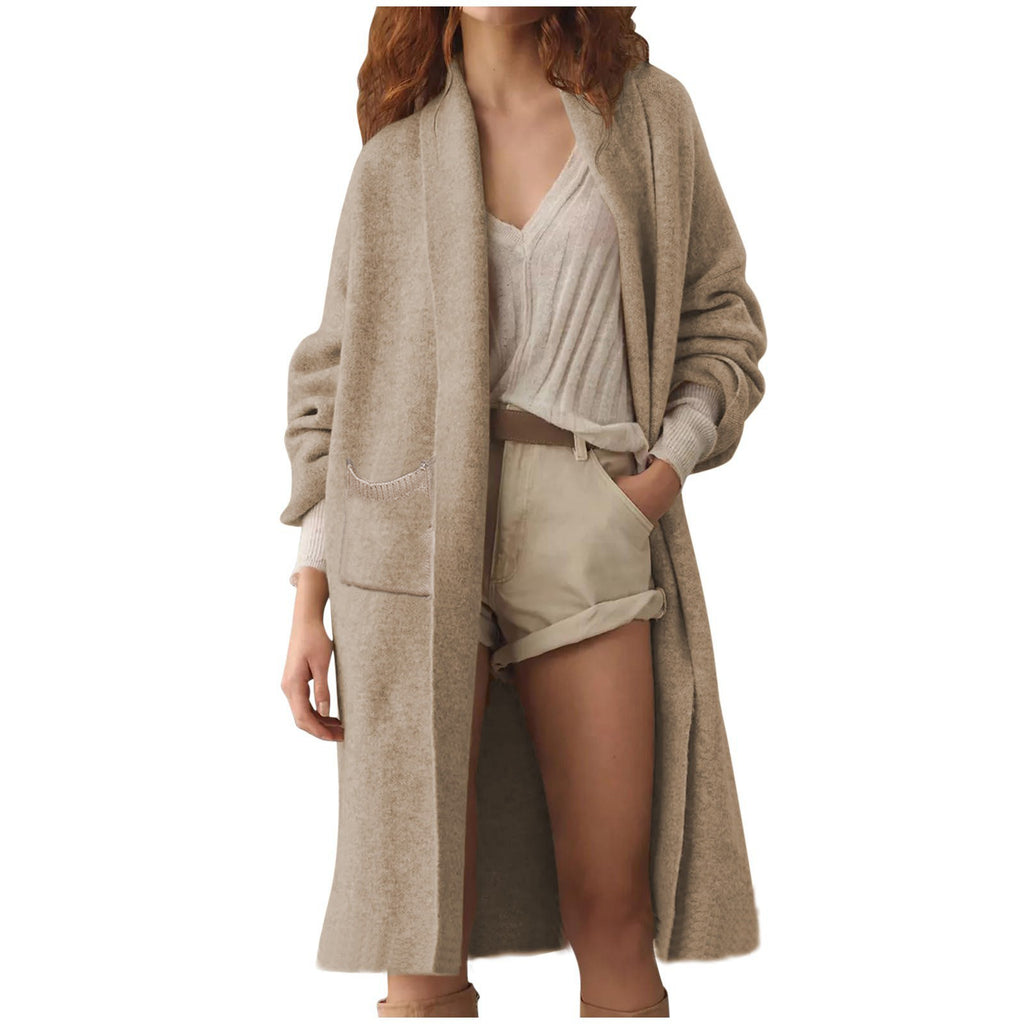 Long Cardigan mit Oversize-Passform und Taschen