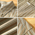 Gestreiftes Langarmshirt für Herren