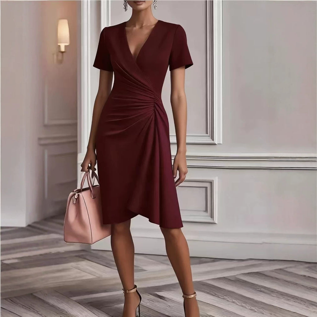 Elegantes Schlankheitskleid mit Langarm