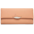 Orange Long Wallet aus PU-Leder | LuxeStyle