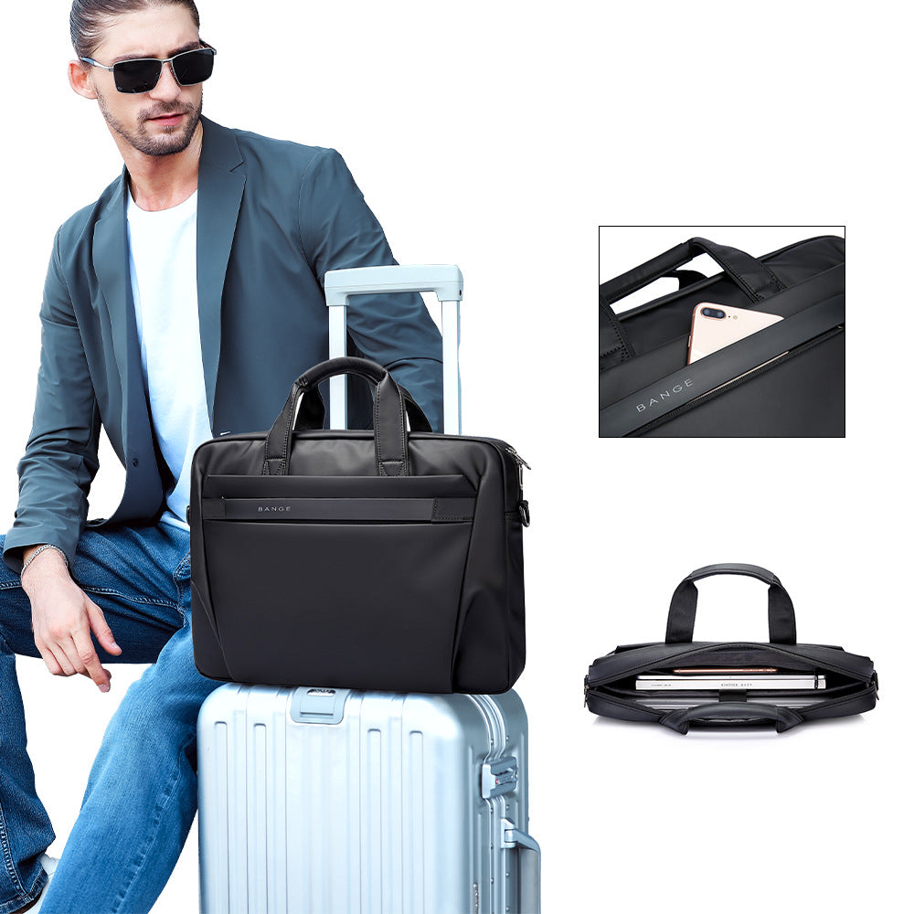 Business Laptop-Aktentasche aus Oxford-Stoff