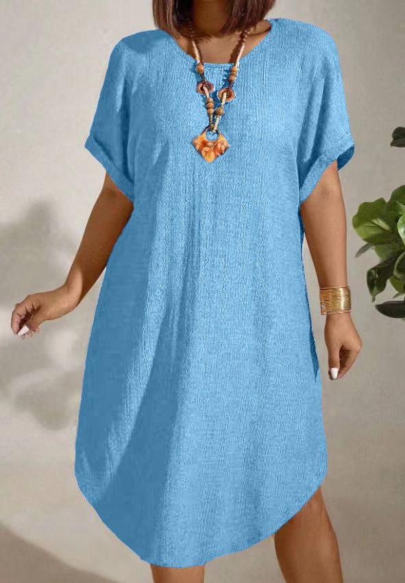 Sommerkleid «Sole» · Casual Midi, Raglan-Ärmel