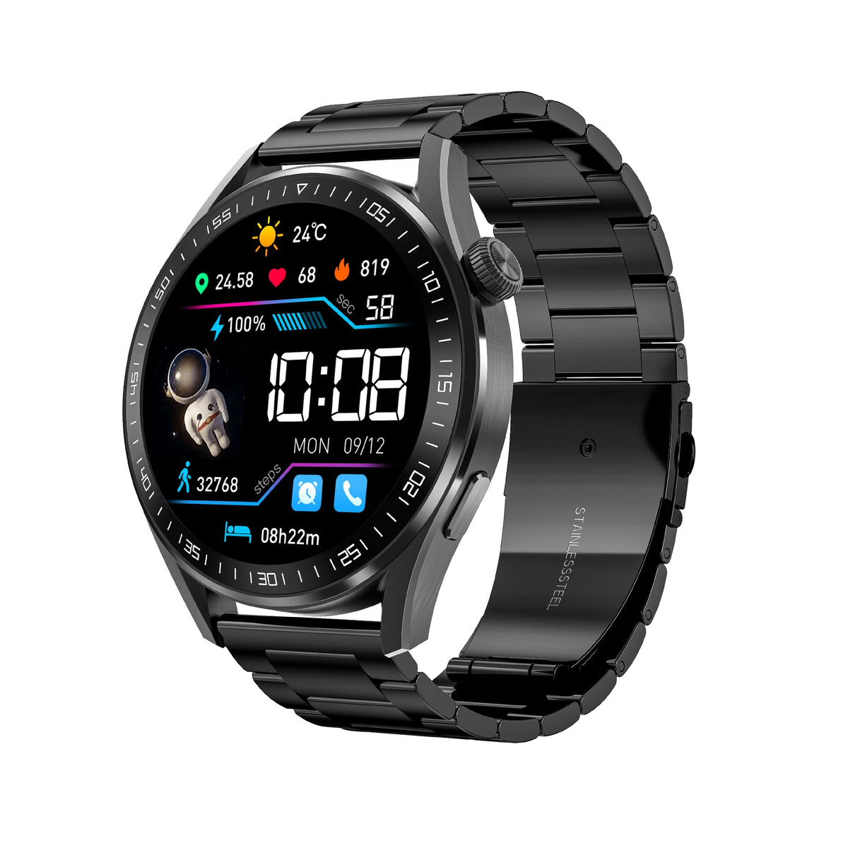 Smartwatch mit Silikonarmband und NFC – Bild 12 | LuxeStyle