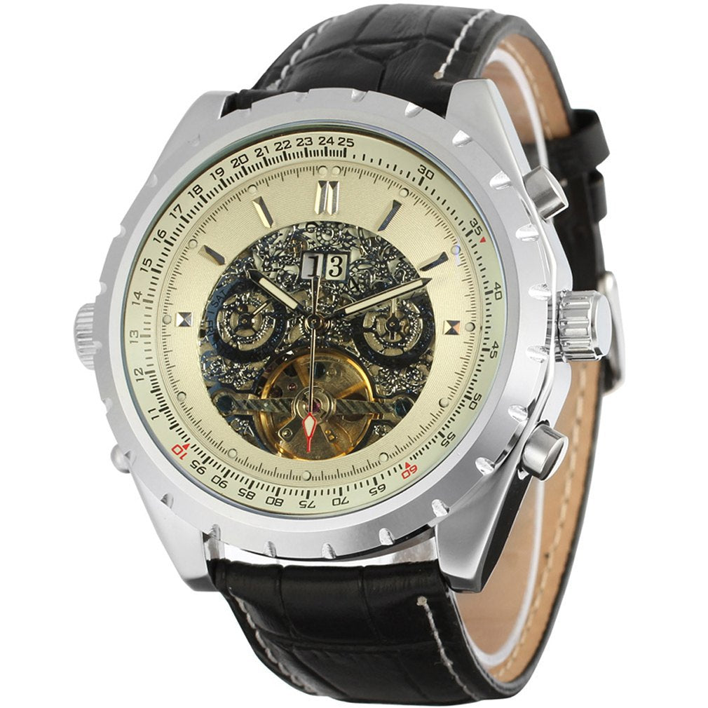 Mechanische Herrenarmbanduhr im Casual-Stil – Bild 5 | LuxeStyle