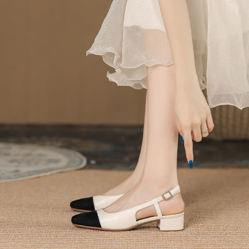 Chunky Heel French Style Damenschuhe – Bild 12 | LuxeStyle