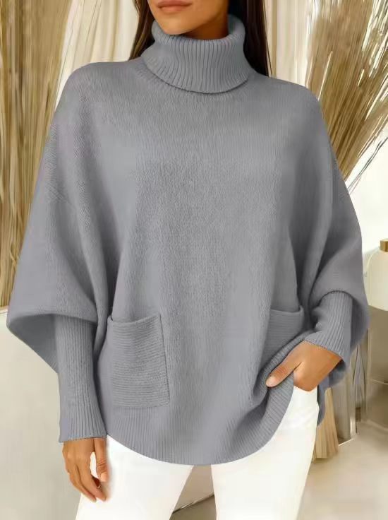 Rollkragenpullover mit langen Ärmeln – Bild 3 | LuxeStyle