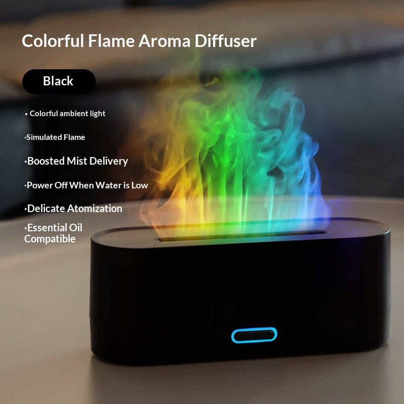 Flammen-Aroma-Diffusor mit Luftbefeuchter