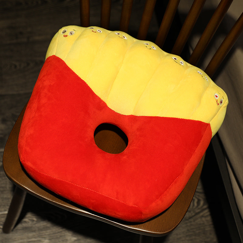 Sitzkissen «Burger & Pommes»