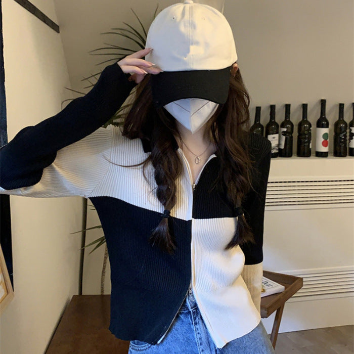 Strick-Cardigan Slim-Fit für Damen