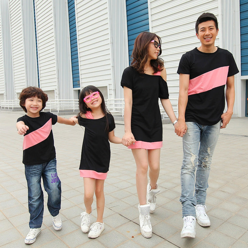 Koreanische Familien-Outfits für Eltern und Kinder