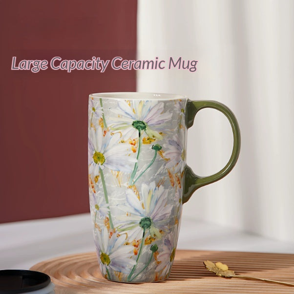 Keramiktasse mit Deckel – Pflanzen & Tiere – Bild 6 | LuxeStyle