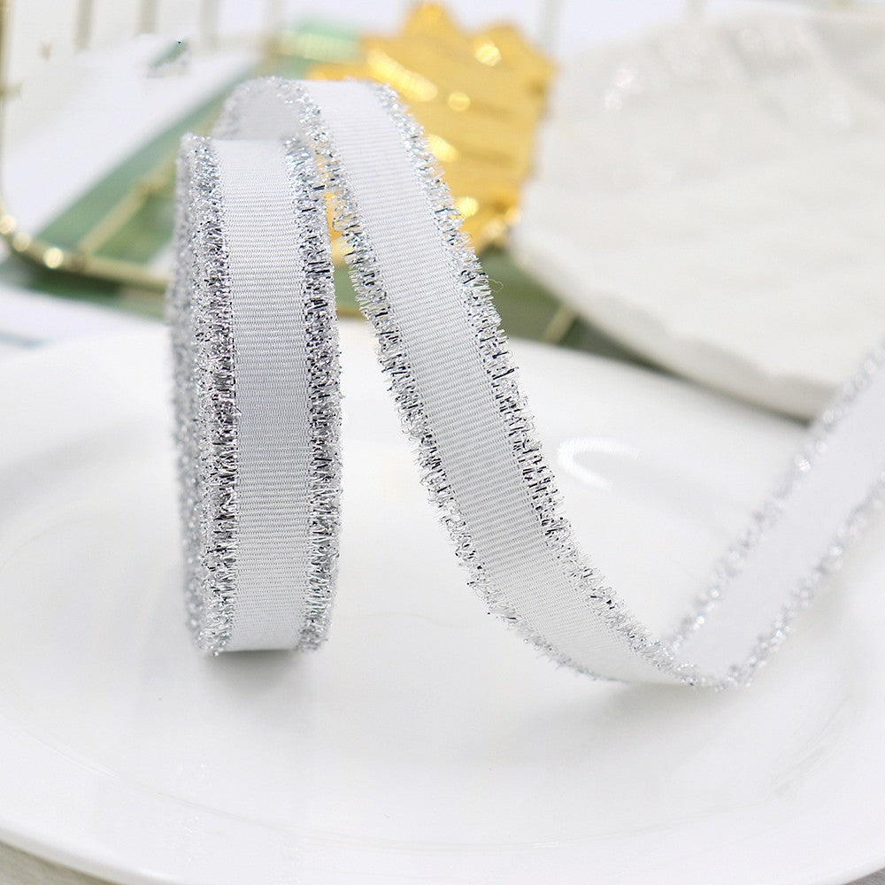 Dekoratives Gold‑Silber‑Ribbon mit Schleife – Bild 15 | LuxeStyle