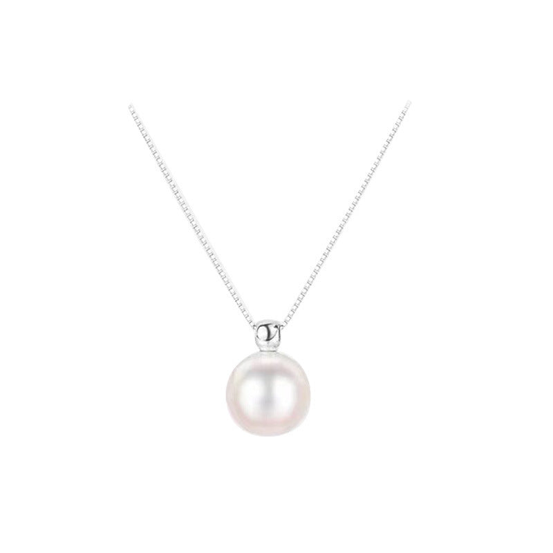 Perlen-Halskette aus S999 Sterlingsilber