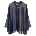 Kurzer Cardigan aus Chiffon mit UV-Schutz