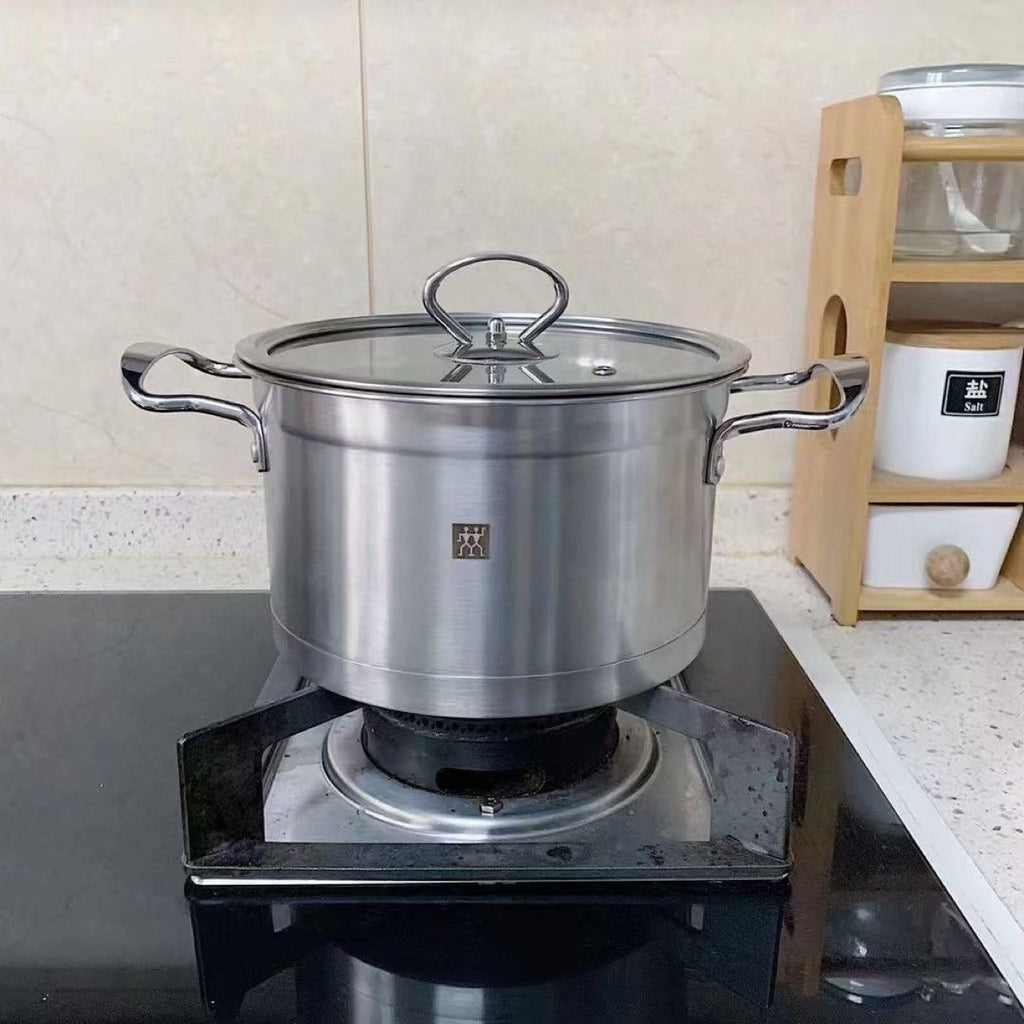 Dampfkochtopf aus Edelstahl, 24 cm – Bild 3 | LuxeStyle