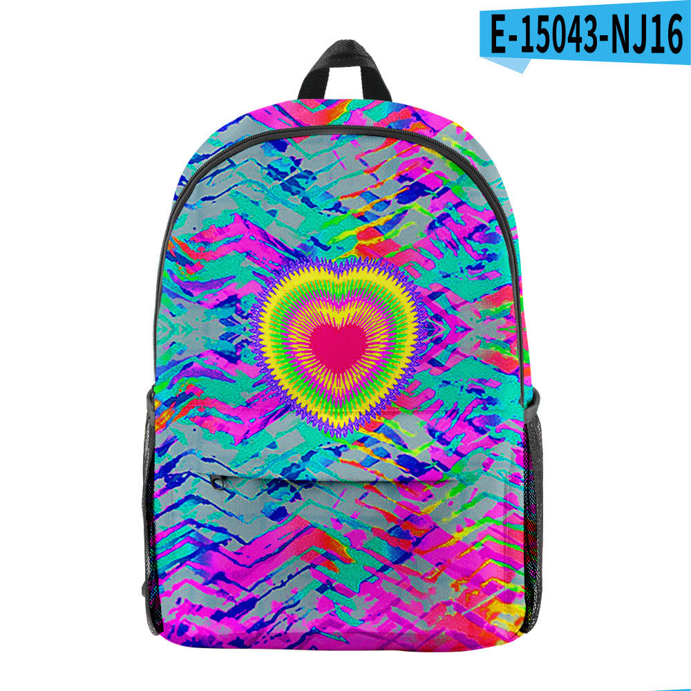 Tie-Dye Rucksack mit Digitaldruck – Bild 9 | LuxeStyle