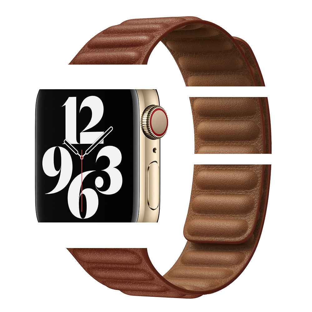Lederarmband mit Kette für Apple Watch – Bild 18 | LuxeStyle