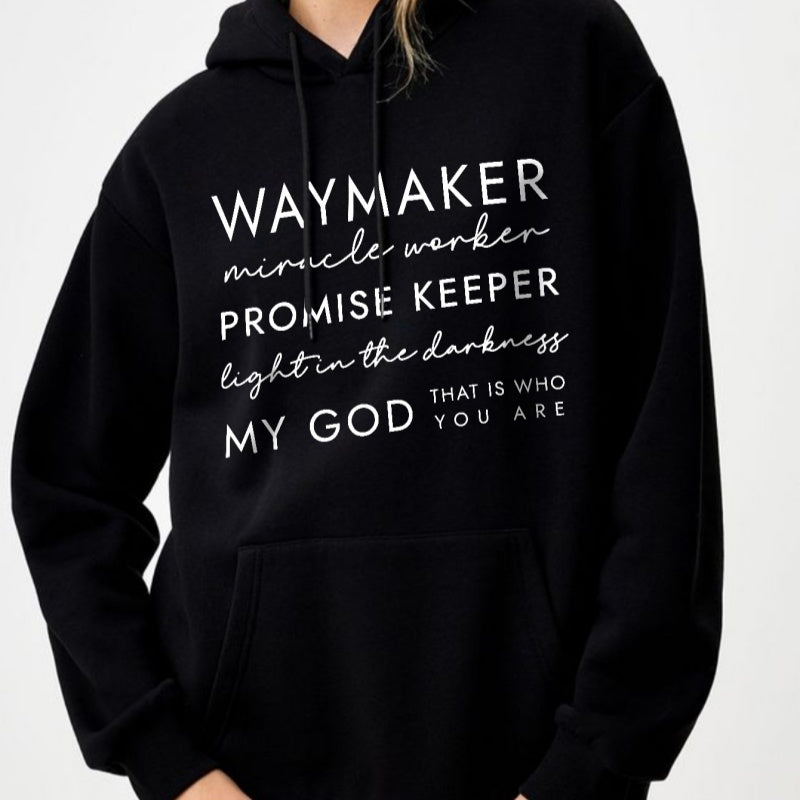 Kapuzen-Sweatshirt mit Print