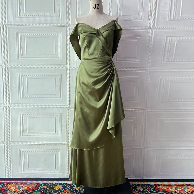 Neckholder Maxi-Kleid mit Rückenausschnitt – Bild 2 | LuxeStyle