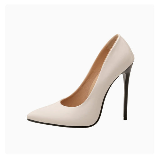Spitze Stiletto-Pumps mit hohem Absatz
