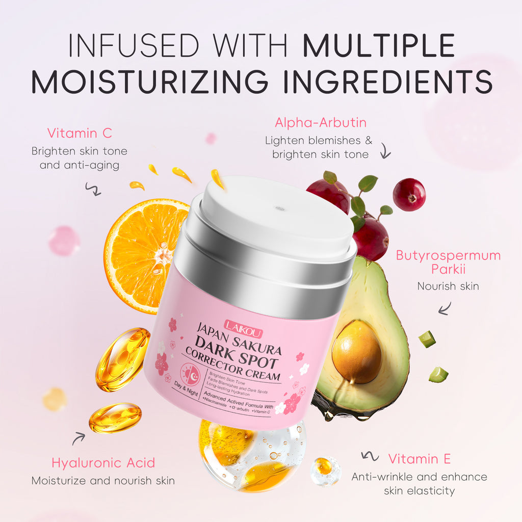 Feuchtigkeitsspendende Kirschblüten-Creme 50g – Bild 4 | LuxeStyle