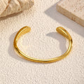 Offenes Armband aus Edelstahl im Instagram-Stil | LuxeStyle
