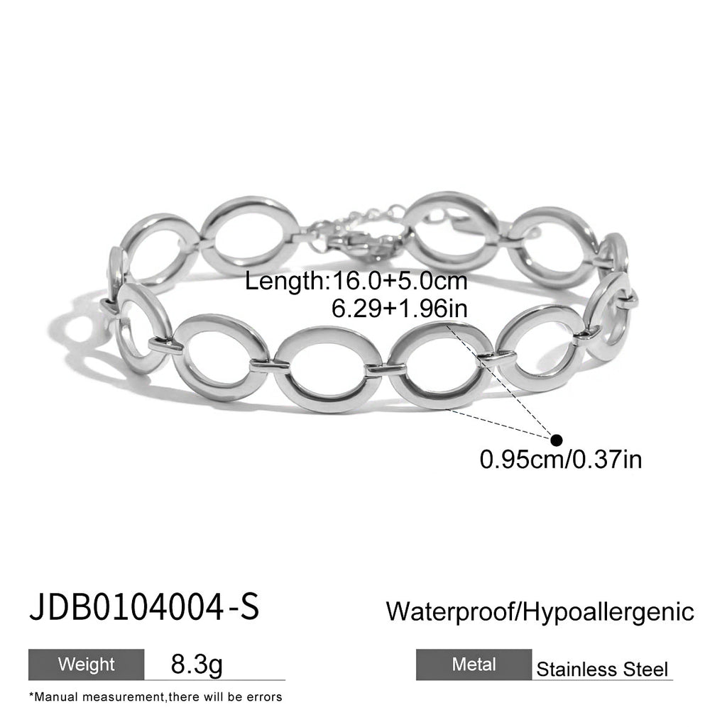 Minimalistisches Armband aus Edelstahl – Bild 4 | LuxeStyle