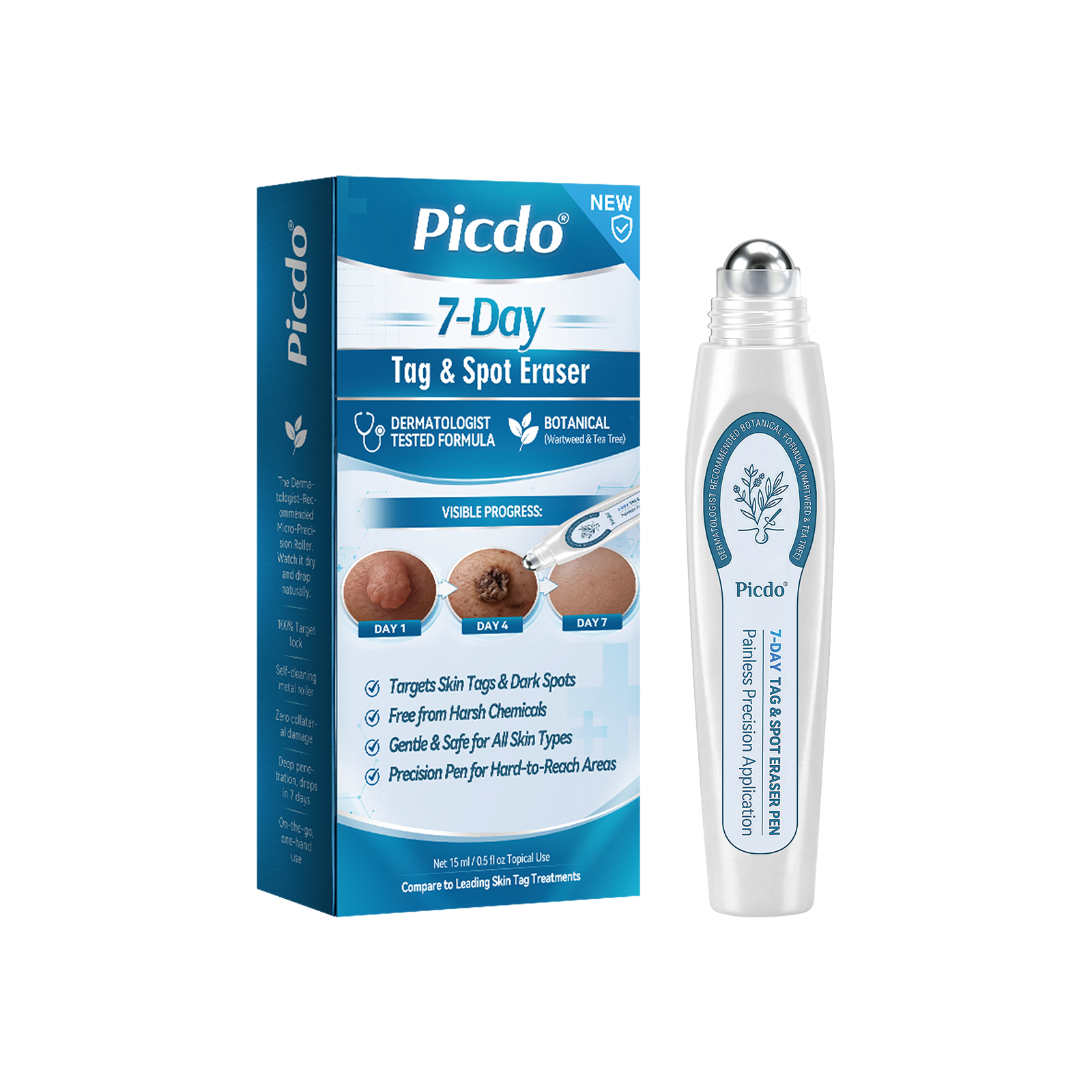 Pflanzenbasierter Hautpflege Roll-On Stift 15ml