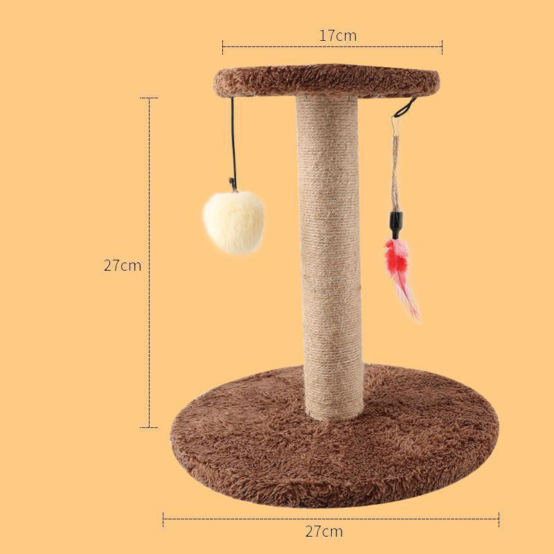 Minimalistischer Katzen-Kletterbaum Weihnachten