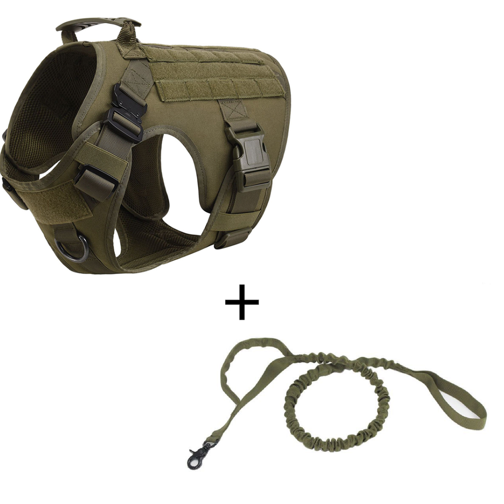 Taktische Outdoor-Hundeweste mit Leinen – Bild 2 | LuxeStyle