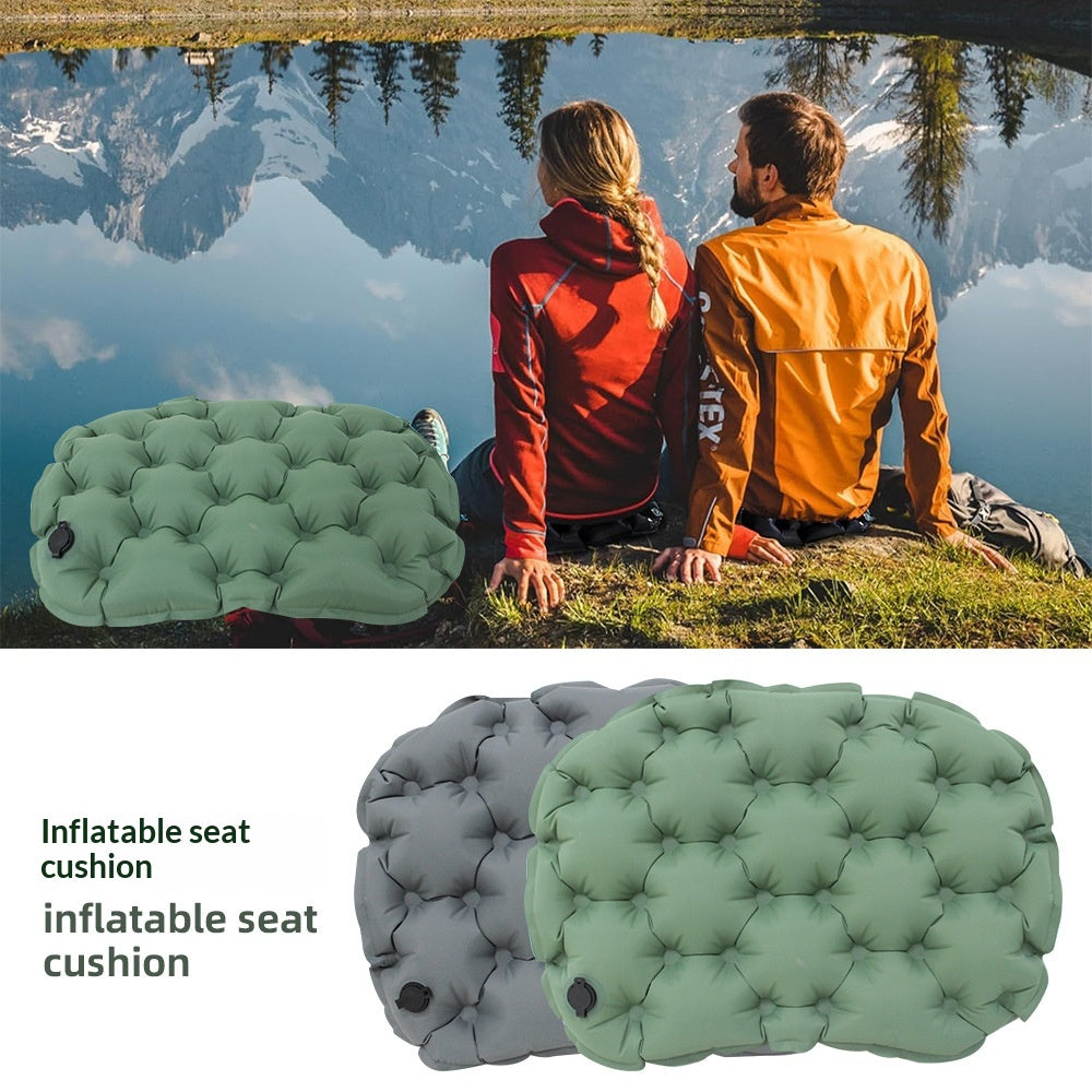 Aufblasbares Outdoor-Sitzkissen, feuchtigkeitsbeständig – Ansicht 2