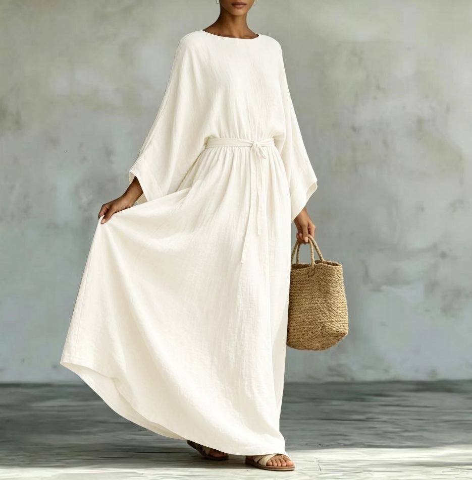 Beige-Laschen-Röckchen | LuxeStyle
