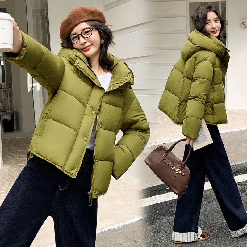 Kurzpolstermantel mit geometrischem Muster – Bild 3 | LuxeStyle