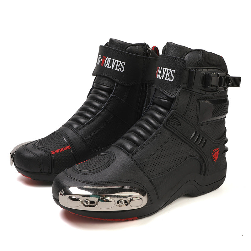 Wasserdichte Motorradstiefel aus Vollnoppenleder – Bild 5 | LuxeStyle