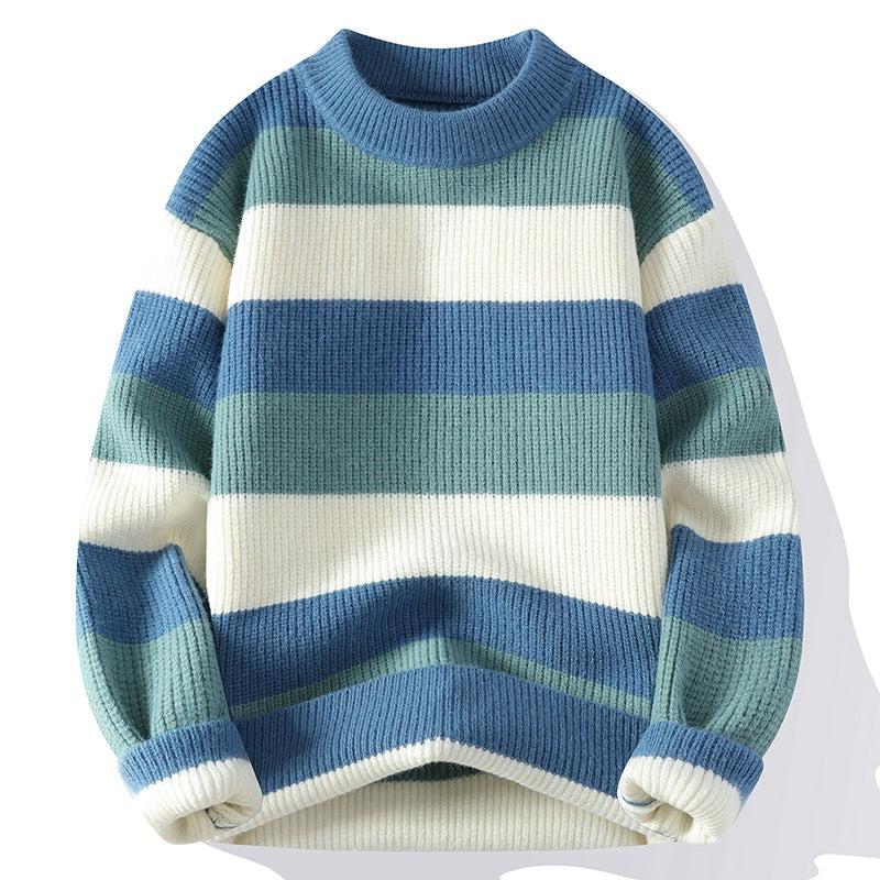 Herren Rollkragenpullover aus Baumwollmischung