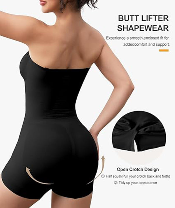 Formender Bodysuit mit Off-Shoulder-Effekt