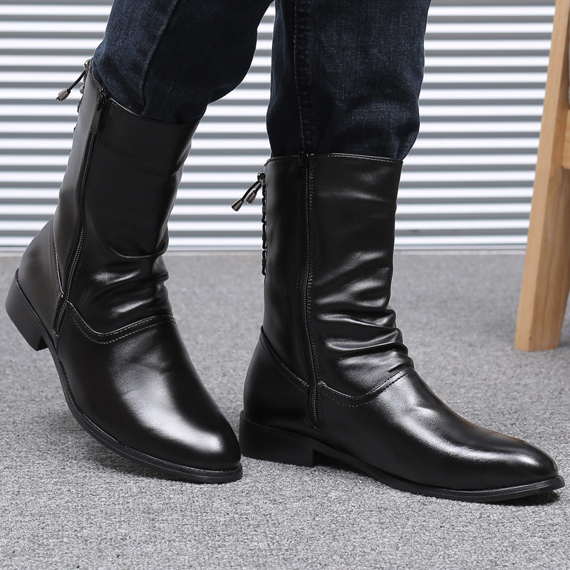Spitze Lederstiefel für Herren