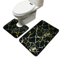 WC-Matten-Set aus Kunstfell, rutschfest