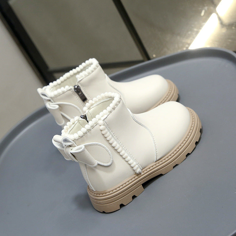 Kinder Stiefeletten mit weicher Sohle – Schwarz – Bild 6 | LuxeStyle