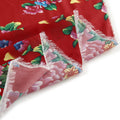 Roter Chiffonstoff mit chinesischem Blumenprint | LuxeStyle