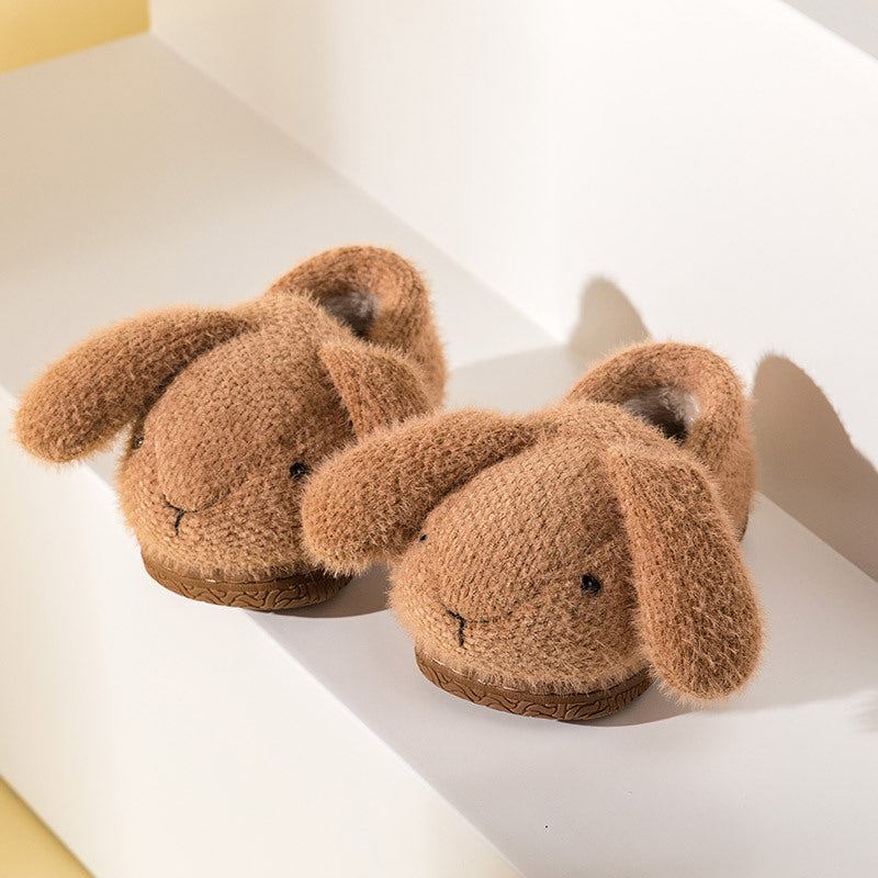Hasen-Hausschuhe für Kinder, Winter – Bild 2 | LuxeStyle